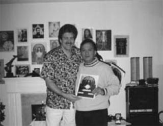 Paul Hubbert and Ricardo B Serrano in Holographic Sound Healing workshop, August 5, 2001 Vancouver, BC